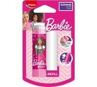 Maped Gomme rétractable Barbie – Rose – Avec recharge – Système rotatif facile à utiliser