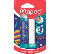 Maped Gomme PIXEL PARTY + Gomme de rechange Blister format rouge à lèvres
