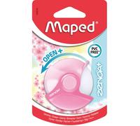 Maped Gomme Zenoa Plus – Gomme blanche ronde – Sans phtalates, Sans PVC – Rose pastel