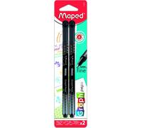Maped Graph Peps Deco Thin Pen Noir 2 pièces blister