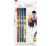 Maped - Harry Potter fineliner - medium 0.8 mm - x4 fineliner - red/green/blue/y