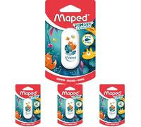 Maped Jungle Fever Gomme effacée efficace Motif jungle Idéal pour les enfants Maped (Lot de 4)