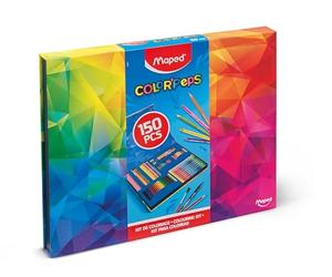 Maped - Kit de Coloriage 150pcs Color'Peps - Coffret de coloriage complet
