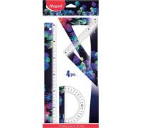 Maped Kit de géométrie DEEPSEA PARADISE 4 pièces en plastique