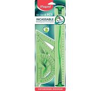 MAPED Kit de géometrie Flex incassable 4 pièces règle de 30 cm