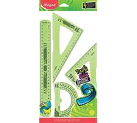 Maped Kit de géométrie Twist'n Flex 4 pièces flexible couleur aléatoire (1 kit)