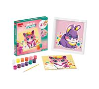 Maped Kit de peinture au numéro pour enfants - Thème Chat et Lapin