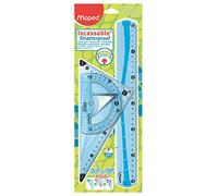 Maped Kit de traçage géométrie incassable - modele aleatoire bleu ou vert