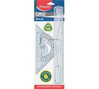 Maped Kit geometrie Spécial Gauchers, 3 pièces, transparent