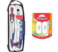 Maped Kit Précision - Compas Stop System & Gommes Epure Bundle