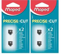 Maped - Lames de rechange pour rogneuse Precise Cut - Blister de 2 (Lot de 2)