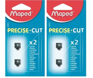 Maped - Lames de rechange pour rogneuse Precise Cut - Blister de 2 (Lot de 2)