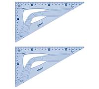 Maped 242621 triangle Triangle 60° Plastique Bleu, Translucide