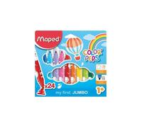 Maped Lot De 24 Feutres Color'peps Jumbo Mon Premier Feutre