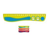 MAPED Règle plate Kidy Grip Plastique 20 cm Coloris Aléatoire