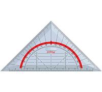 MAPED Lot de 5 Équerres geométrique Technic 45° Hypothénuse 160 mm 4 en 1