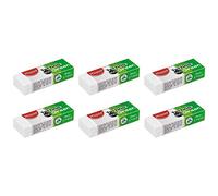 MAPED Lot de 6 Gommes en plastique Technic 600 Green, blanc