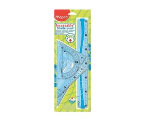 Maped Matériel de géométrie incassable - 4 pièces