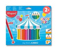 Maped my first crayon de couleur triangulaire COLOR'PEPS JUMBO,étui de 24 pièces