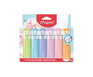 Maped Original Lot de 6 surligneurs fluo pastel