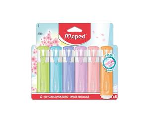 Maped Original Lot De 6 Surligneurs Fluo Pastel