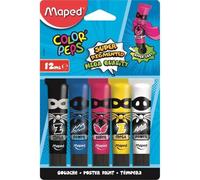 Maped Peinture Gouache En Tube - 5 X 12 Ml