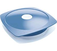 Maped Picnik - Assiette pour Adulte avec Couvercle Étanche - Compatible Micro-Ondes et Lave-Vaisselle - en Plastique Sans BPA - 900ml - Bleu