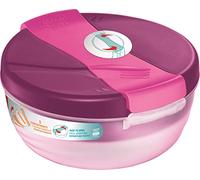 Maped Picnik - Bol à Déjeuner Origins - Grande Capacité 1,4L - Lunch Box 3 Compartiments, Dont 1 Amovible - Ouverture Facile - Idéal pour Repas Complets - Rose