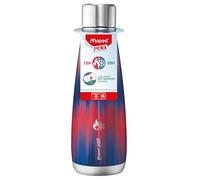 Maped Picnik - Bouteille Isotherme en acier Inoxydable - Étanche - Double Paroi, Longue Conservation Froid et Chaud - Décoration Ikat, 500 ml