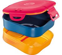 Maped Picnik Concept Kids - Boîte à Déjeuner 3 en 1 - Lunch Box Enfant 3 Compartiments, dont 2 Étanches et Amovibles - Sans BPA - Compatible Lave-Vaisselle et Micro-Ondes - Rose - 1,4L 870701