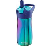 Maped Picnik Concept Kids - Gourde Enfant avec Système de Pipette - Étanche - Ouverture Facile avec Bouton - Corps en Acier Inoxydable - Nightfall - 430 ml