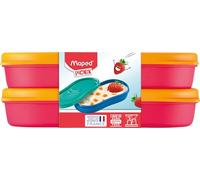 Maped- Concept Kids Boîte à goûter, 870901, Rose, 2X 150 ML