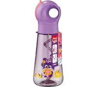 MAPED Picnik - Gourde Ecozen Lapin Violet Fluo - Paille Intégrée qui fait des Bulles - Ouverture Manuelle Facile - Poignée Intégrée, Gourde Étanche - 500ml