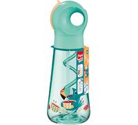 Maped Gourde Picnik Ecozen Toucan Vert fluo – Paille intégrée qui fait des bulles, étanche – 500 ml