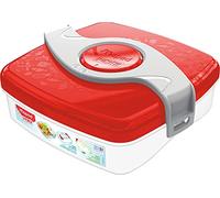 Maped Picnik Origins - Boîte à Goûter Compacte pour Enfants - Ouverture et Nettoyage Facile - Plastique Sans BPA ni Phtalates - Rouge - 520ml