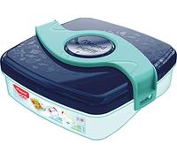 Maped Picnik Origins - Boîte à Goûter Compacte pour Enfants - Ouverture et Nettoyage Facile - Plastique Sans BPA ni Phtalates - Bleu vert - 520ml