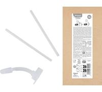 Maped Picnik - Pièces Détachées pour Miniz - 1 Pipette Silicone + 2 Pailles - Lavable au Lave-Vaisselle - Adapté aux 500ml et 350ml - Augmente la Durée de Vie des