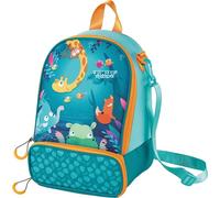 Maped Picnik - Sac Repas Isotherme Jungle Fever Vert Orange - 2 Compartiments - Bandoulière Amovible Utilisable en Sac à Dos - Elastique Intérieur pour maintien Gourde