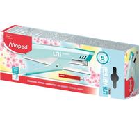 Maped - Pince Agrafeuse Métal Universal - Compatible Agrafes N°24/6 et 26/6 - Capacité 20 à 25 Feuilles - Avec 400 Agrafes 26/6 Incluses - Couleur Pastel Bleu