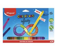 24 Crayons De Couleur - Assortiment - Color'peps Infinity - Maped