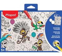 Maped Pochette en lin (l)230 x (h)300 mm imprimé blanc