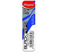 Maped Porte-mine Temperini noir 0,7 mm 1 paquet de 12 fils