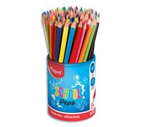 MAPED Pot de 72 crayons de couleur ColorPeps en pot