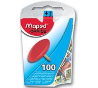 Maped – Punaises recouvertes de plastique – Diamètre 10 mm
