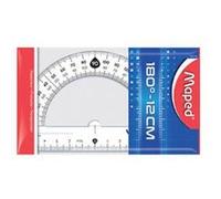 Maped Rapporteur 180 degrés, 120 mm, en plastique G