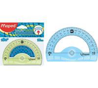 Maped rapporteur demi-cercle Flex 180 degrés 120 mm couleur aléatoire (1 pièce)