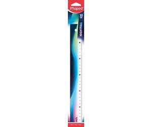 Maped - Règle 30cm Nightfall - règle scolaire décorée - Triple décimètre