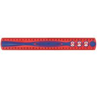 Maped - Règle Kidy Grip - Règle 30 cm - Système anti-dérapant - Sans phtalate - Coloris aléatoire