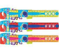 Maped - Règle Kidy Grip - Règle 30 cm - Système anti-dérapant - Sans phtalate - Coloris aléatoire