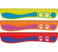 Maped Règle plate Kidy Grip, 20 cm, en plastique